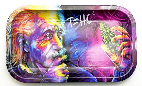 Einstein Rolling Tray – 10.5 x 6.5 Inch Decorative Multi-Purpose Tray
