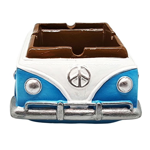 Ceramic Love Bus Ashtray – Hand-Painted Vintage Hippie Bus Ashtray