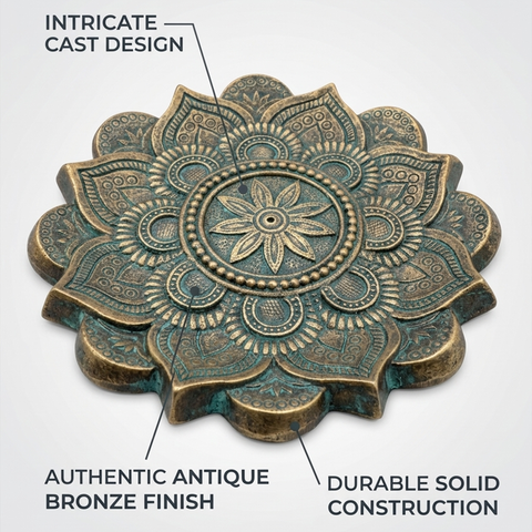Mandala Incense Burner – Decorative Stick Incense Holder