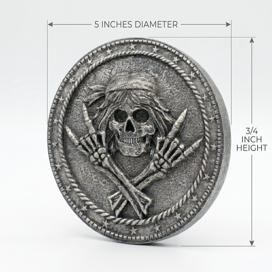 Rock and Roll Skull Incense Burner – Decorative Stick Incense Holder