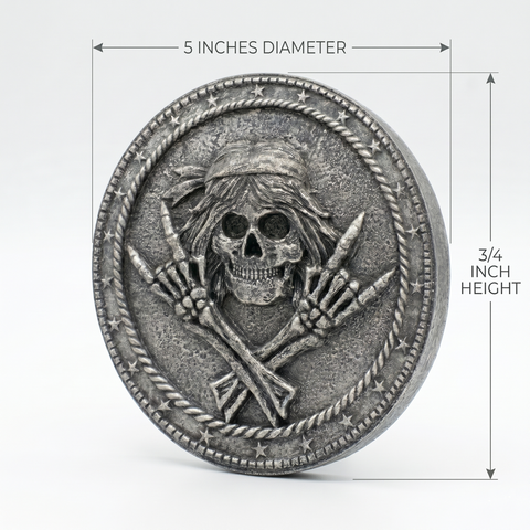 Rock and Roll Skull Incense Burner – Decorative Stick Incense Holder