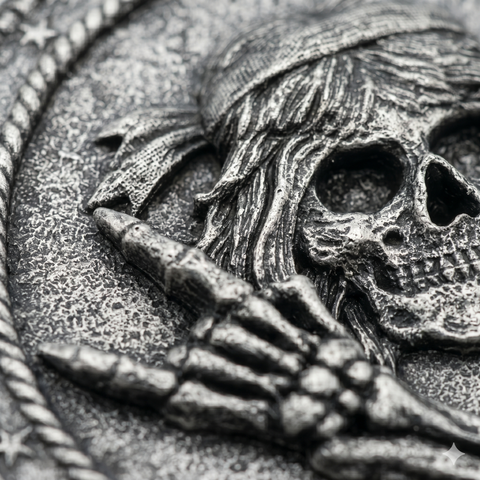 Rock and Roll Skull Incense Burner – Decorative Stick Incense Holder