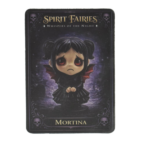 Spirit Fairy Mortina Collectible Figure with Trading Card