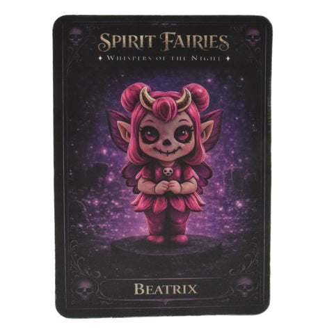 Spirit Fairy Beatrix Collectible Figure with Trading Card