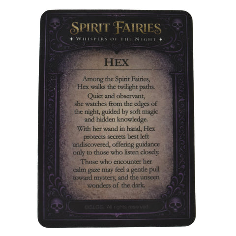 Spirit Fairy Hex Collectible Figure with Trading Card