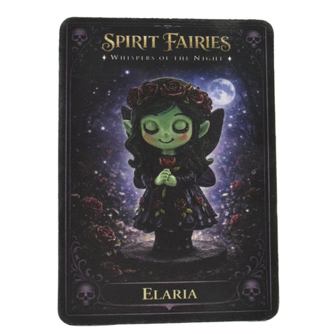 Spirit Fairy Elaria Collectible Figure with Trading Card
