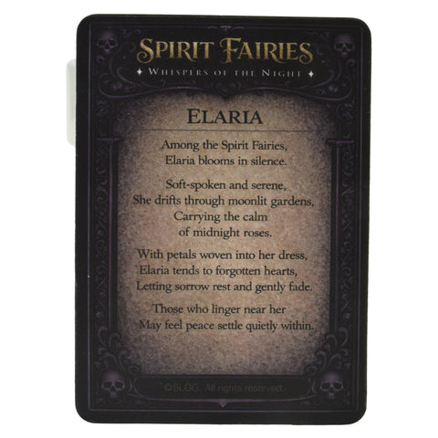 Spirit Fairy Elaria Collectible Figure with Trading Card
