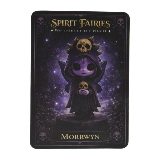 Spirit Fairy Morrwyn Collectible Figure with Trading Card