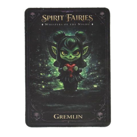 Spirit Fairy Gremlin Collectible Figure with Trading Card