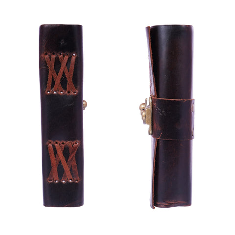 Soft Leather Goddess Tree of Life Journal – Handmade Embossed 5x7 Notebook