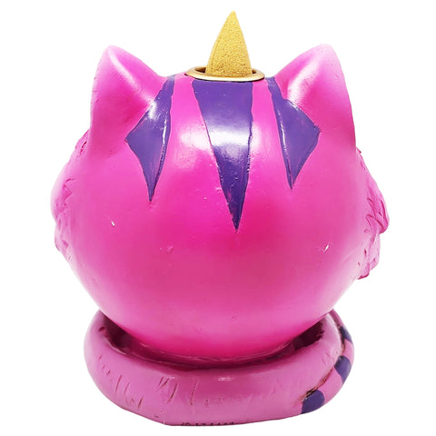 Wonderland Cheshire Cat Backflow Incense Burner – 4 x 4 x 3 Inch