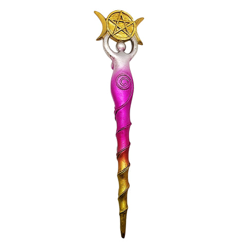 Goddess Magic Wand – 9.5-Inch Fantasy Wand