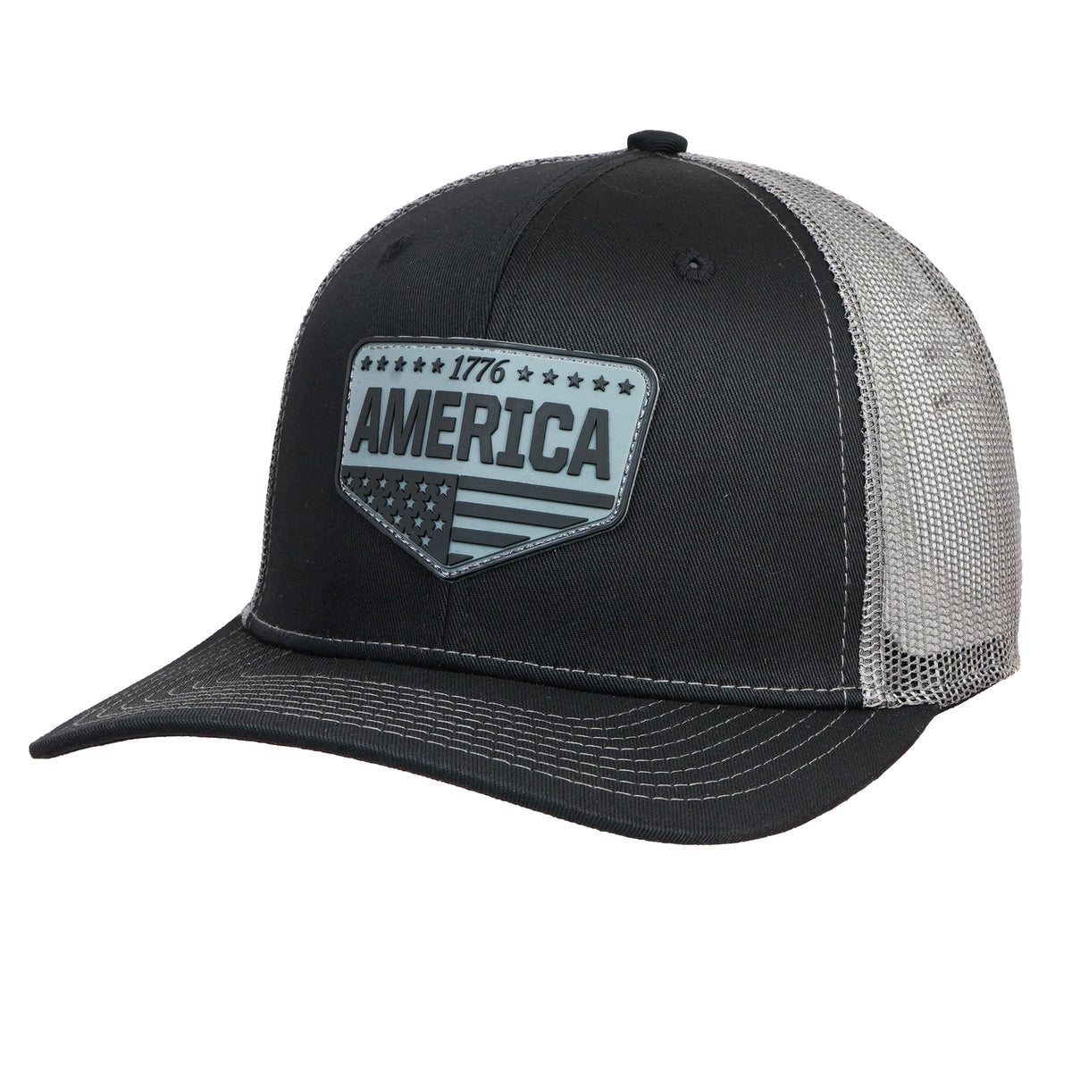 USA Cap Est 1776 Mash Trucker Adjustable Casual Wear Unisex Outdoor Cap