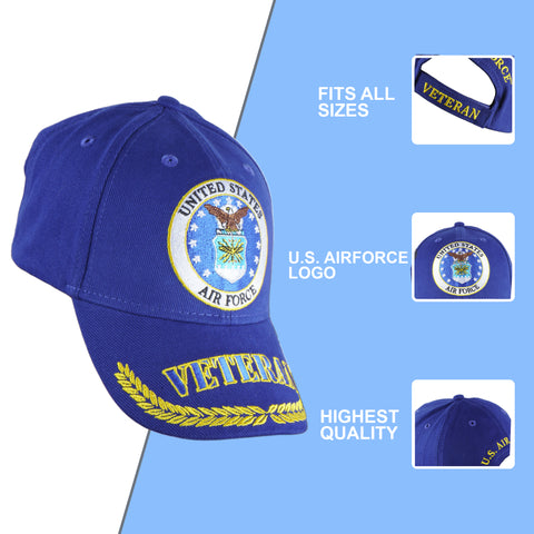 United States Air Force (USAF) Veteran Cap | Officially Licensed