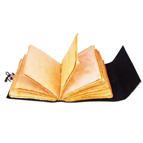 Green Dragon Protector Embossed Leather Journal Handmade Notebook