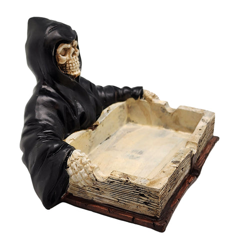Reaper Ashtray – 4.25 x 3.5 Inch Hand - Painted Cold Cast Resin
