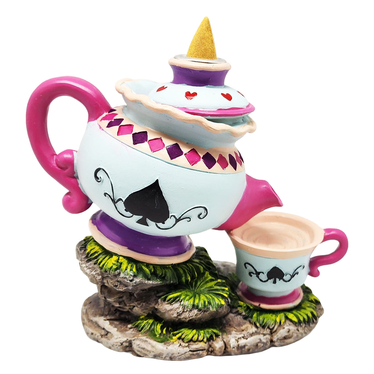 Wonderland Tea Pot Backflow Incense Burner – 6 x 6 Inch