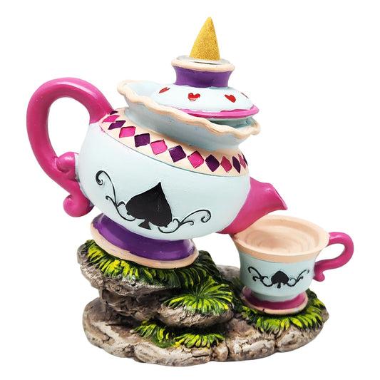 Wonderland Tea Pot Backflow Incense Burner – 6 x 6 Inch