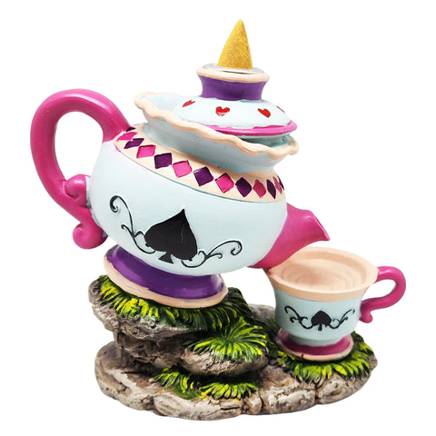 Wonderland Tea Pot Backflow Incense Burner – 6 x 6 Inch