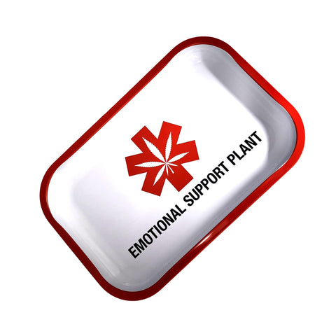Emotional Support Plant Rolling Tray – 11.5 x 4 x 0.75 Inch Decorative Multi-Purpose Tray