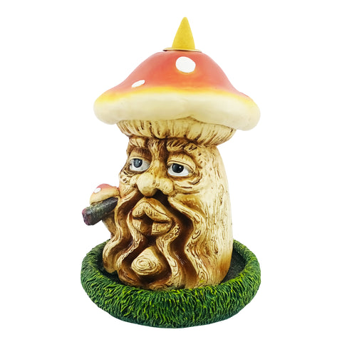Mushroom Man Backflow Incense Burner – 6 Inch