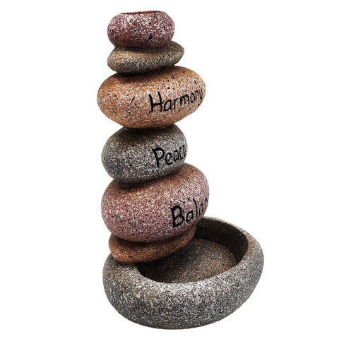 Inspirational Stones Backflow Incense Burner – 7  inch