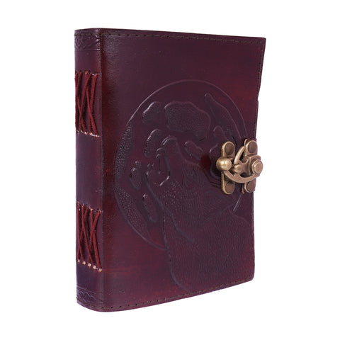 Wolf Moon Design Journal – Decorative Wolf & Full Moon Notebook Diary for Writing