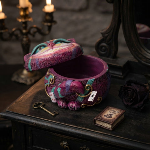 Cheshire Cat Trinket Box – Decorative Collectible Storage Box
