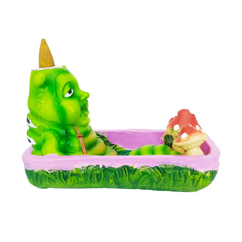 Caterpillar Backflow Incense Burner – 5.7 Inch