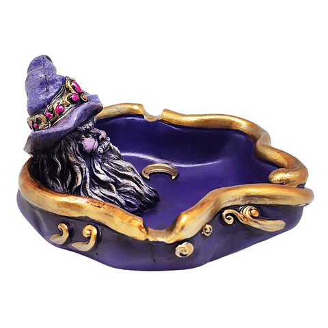 Wizard Ashtray – 4.5 Inch Hand-Painted Cold Cast Resin