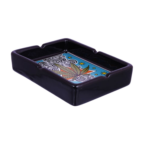 The Stoner Tarot Card Ceramic Ashtray – 4 x 5.5 Inches