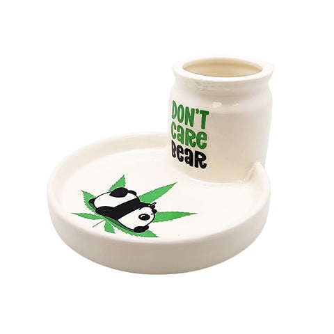 eramic 2-in-1 Ashtray with Stash Jar – 5 x 3 Inch Don’t Care Bear Design