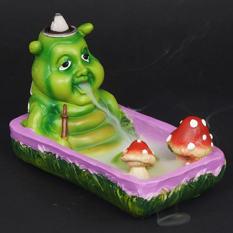 Caterpillar Backflow Incense Burner – 5.7 Inch