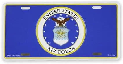 United States Air Force (USAF) License Plate | 6" x 12" Trendy Zone 21