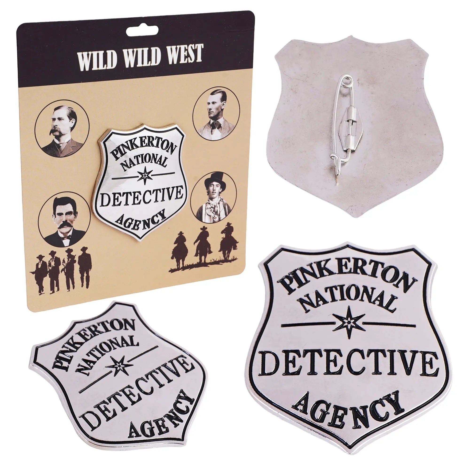 Pinkerton National Detective Agency Wild West | Authentic Western Cowboy Badge Trendy Zone 21