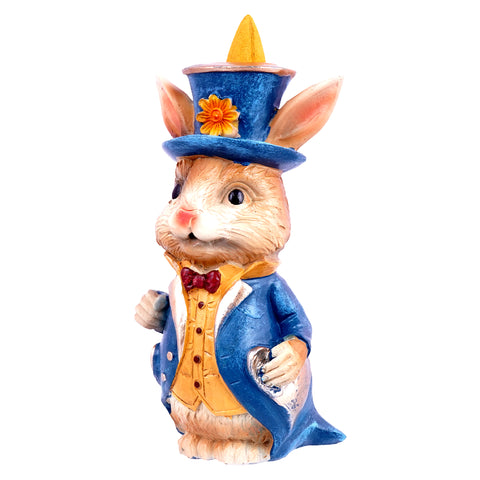 Alice in Wonderland Rabbit Backflow Incense Burner | 6.25 x 2.5 Inches