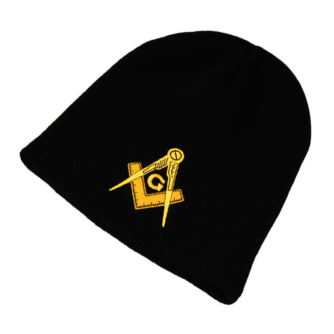 Masonic Beanie – Stylish Knit Hat with Masonic Emblem | Warm & Comfortable for Everyday Wear