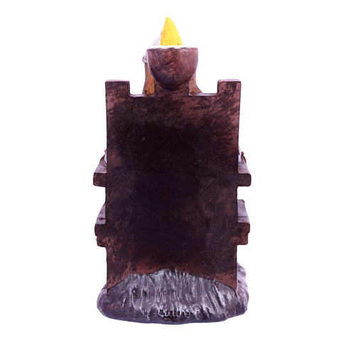 Electric Chair Backflow Incense Burner | 6.5 Inches Tall