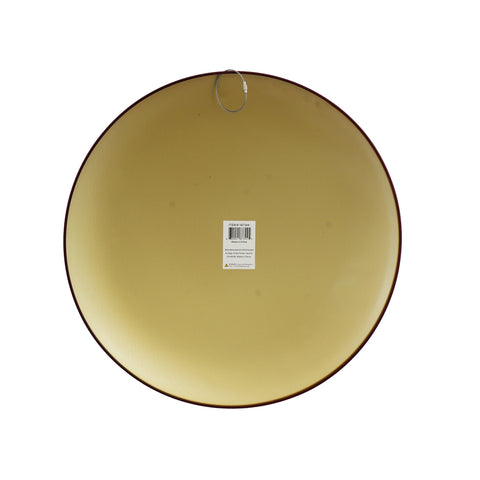 Decorative Wall Plate Premium Round Metal  – 16-Inch