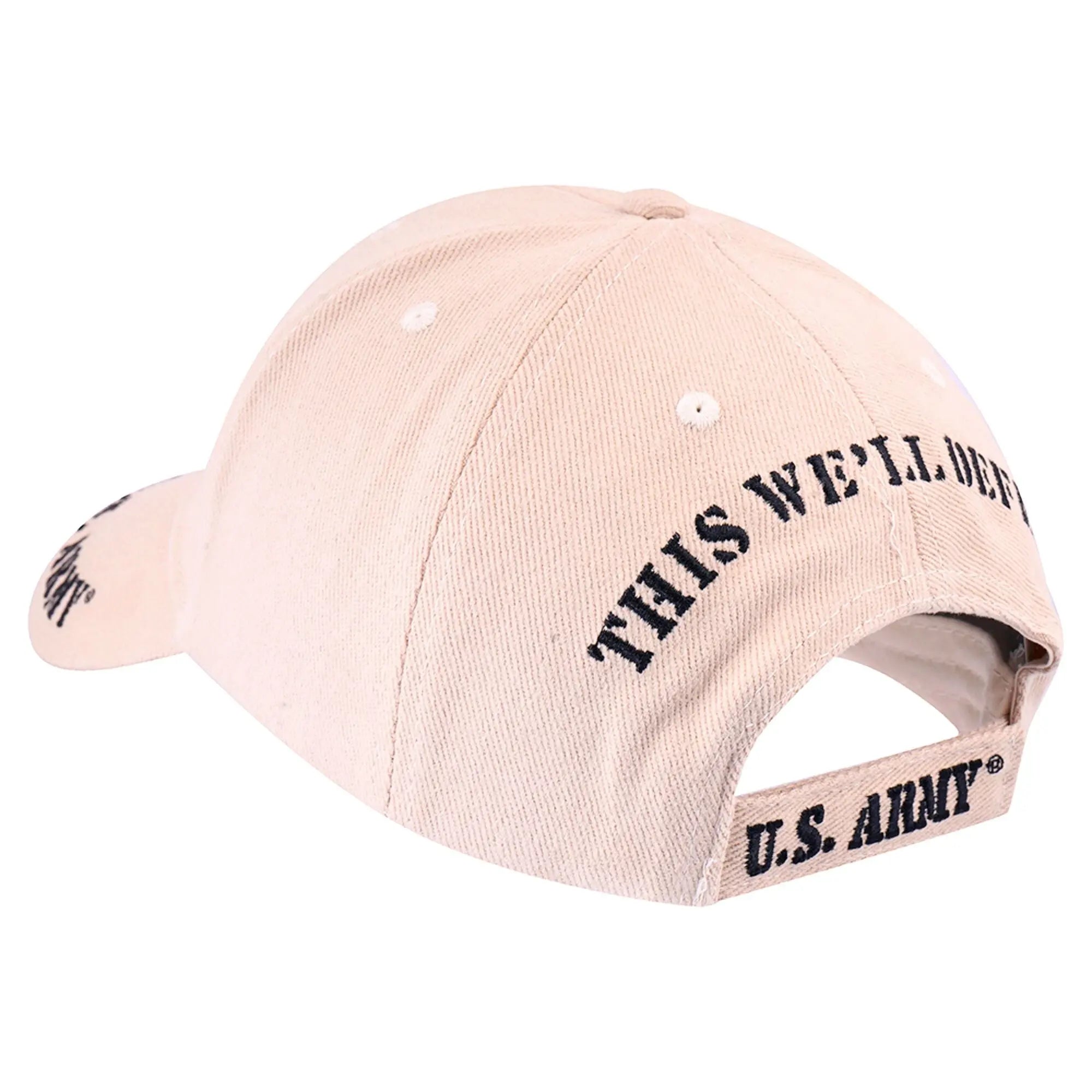 United States Army (US Army) This We'll Defend | Cream Color | Officially Licensed Trendy Zone 21