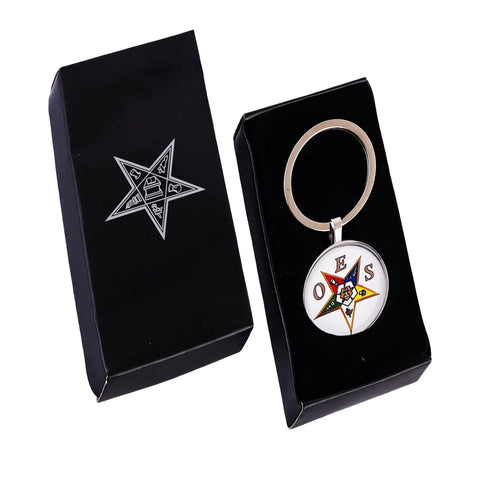 Star Masonic Keyring Masonic Symbolic, Perfect for Freemasons & Collectors, Keys Organizer Trendy Zone 21