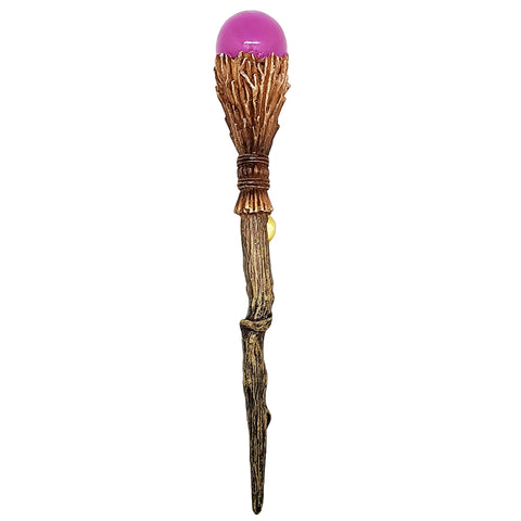 Broom Magic Wand – 9.5-Inch Fantasy Witch Wand