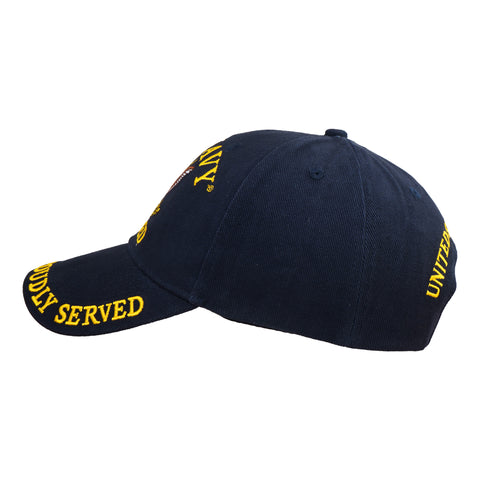 US Navy Retired Hat for Men and Women, Officially Licensed Product | United States Navy (USN) | Ideal for Gifting | Navy Blue