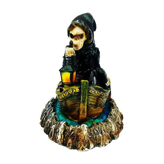 Grim Reaper Soul Deliverer Backflow Incense Burner – 7 Inch