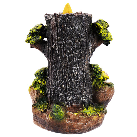 Tree Man Backflow Burner Ornament Multicolor 6"x 5 " Tabletop Decoration