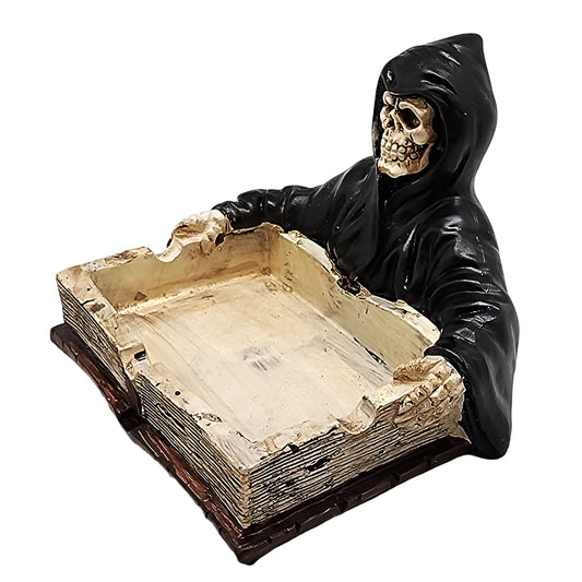 Reaper Ashtray – 4.25 x 3.5 Inch Hand - Painted Cold Cast Resin