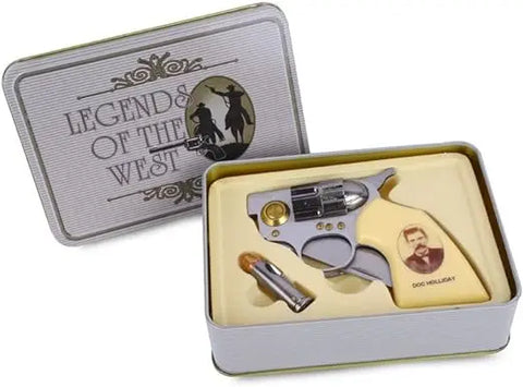 Doc Holliday Folding Knife, 2-in-1 Collectable Tin Box Set Trendy Zone 21