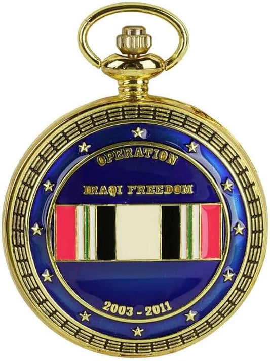 Operation Iraqi Freedom Pocket Watch Trendy Zone 21