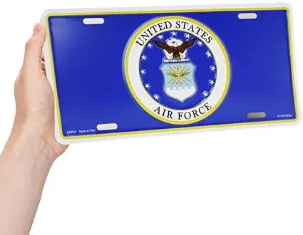 United States Air Force (USAF) License Plate | 6" x 12" Trendy Zone 21