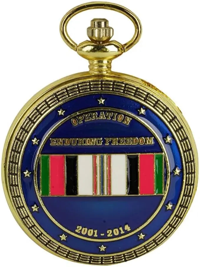 Operation Enduring Freedom Pocket Watch Trendy Zone 21